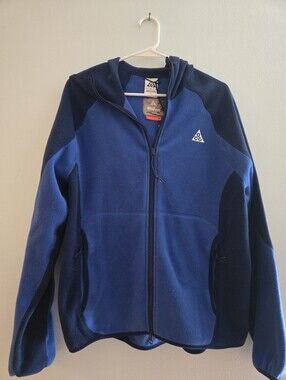 Nike ACG Blue Hooded Fleece Jacket